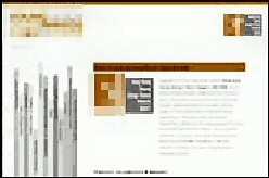 Unreadable web page